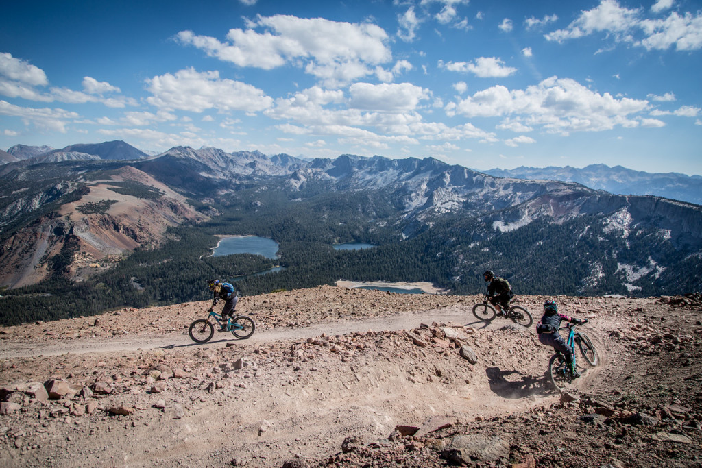 Riders took on the high elevation and rugged terrain of Mammoth Mountain with style and grace, during the 2015 Mammoth Enduro. Photo: Called to Creation