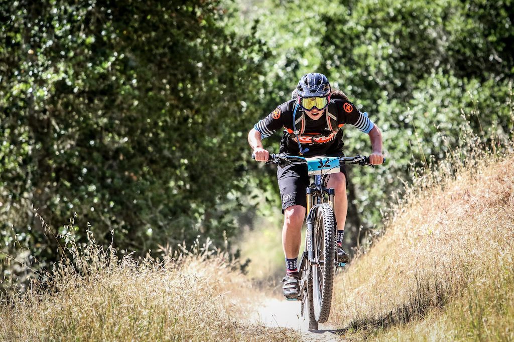 Ali Osgood pinned on the oak-studded course at Toro Park. She took 3rd place Pro Women that day. Photo: Called to Creation.