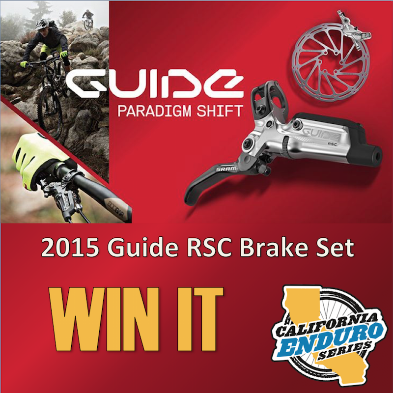 WIN a set of SRAM Guide RSC Brakes — A Set Drawn at Each Race